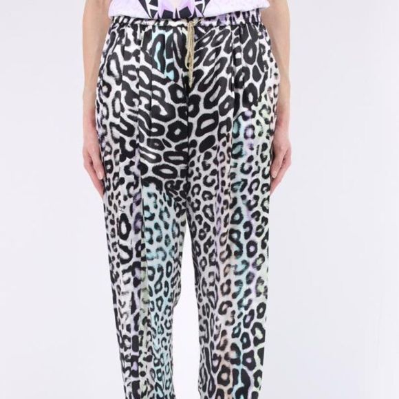 just cavalli silk leopard print pants - Picture 6 of 6